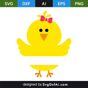 Monogamous Female Chick SVG, PNG, DXF Design