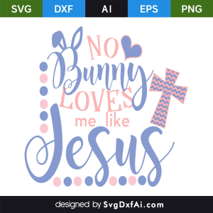 No Bunny SVG, PNG, DXF Design