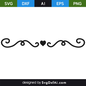 Divider Graphic SVG, PNG, DXF Design