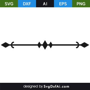 Scribble Divider Illustration SVG, PNG, DXF Design